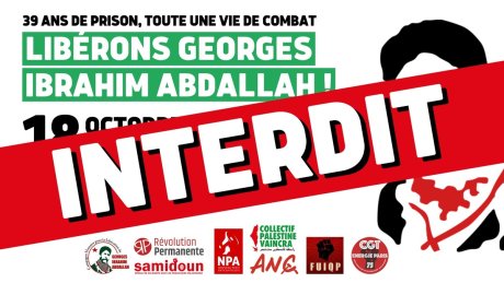 Scandale : la préfecture de police de Paris interdit le meeting en soutien à Georges Abdallah