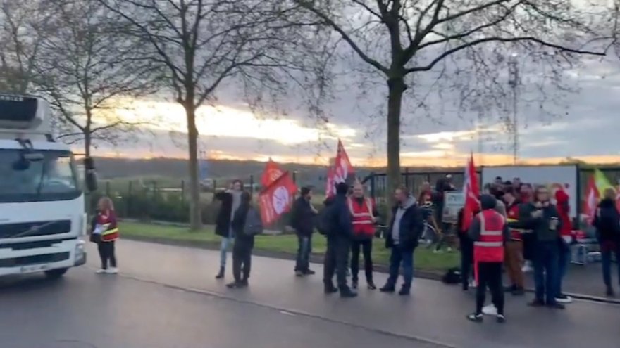 Port de Metz : les soutiens de Christian Porta rassemblés contre la répression de InVivo ! 