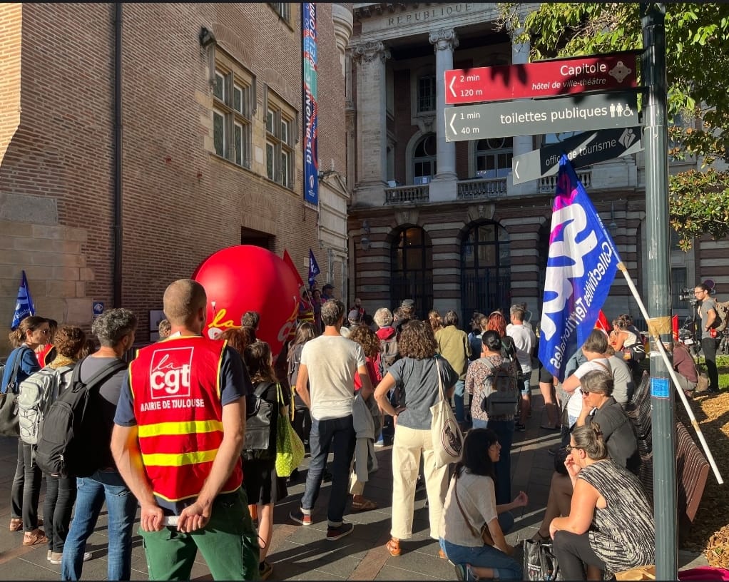 Toulouse. Les travailleurs des services publics rassemblés contre la réforme de la métropole