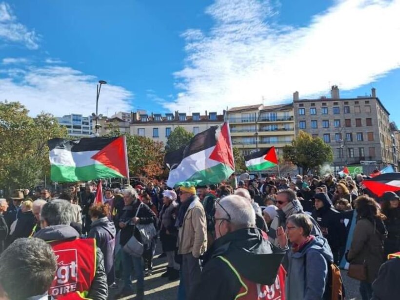 Des sections syndicales CGT et SUD prennent position pour la Palestine et montrent la voie !
