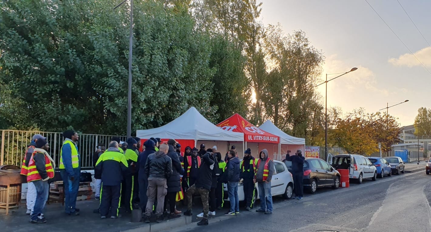 « On a rien à perdre, on ira jusqu'au bout ! » : troisième jour de grève à la STEF à Vitry-sur-Seine
