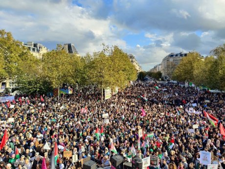 Une gifle pour Darmanin : 30 000 personnes en solidarité avec la Palestine à Paris