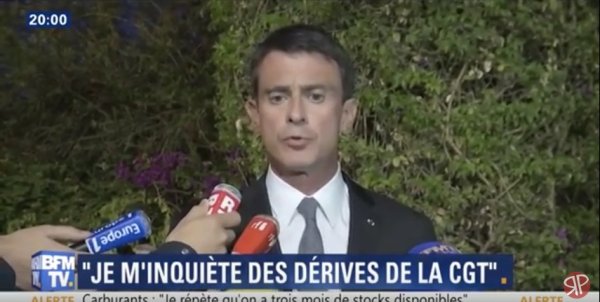 [VIDEO] Enfumage gouvernemental. Valls vs les "preneurs d'otages" de la CGT
