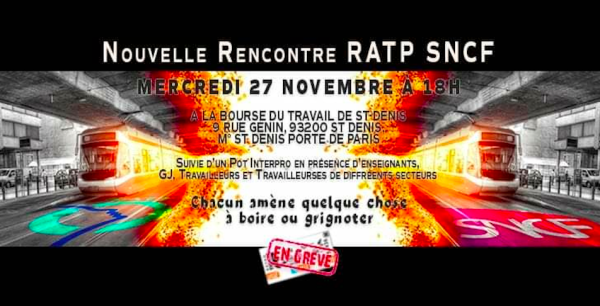 Ce mercredi 27, nouvelle rencontre RATP-SNCF pour préparer la grève dès le 5