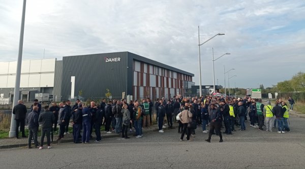 Toulouse. 200 grévistes à Daher suite à un appel à la mobilisation des salariés à la base