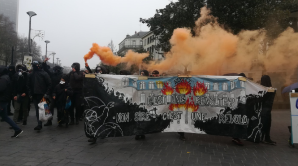 VIDEO. Nantes : la manifestation éclatée, des canons utilisés contre les manifestants