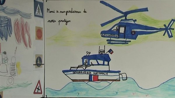 Dans le Gard, un concours de dessins à la gloire de la police