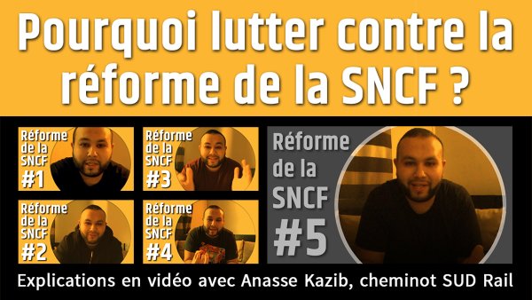 [Vidéos] Pourquoi lutter contre la réforme de la SNCF ?