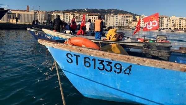 Ce 9 janvier, les pêcheurs ont bloqué le port de Sète : Une première !