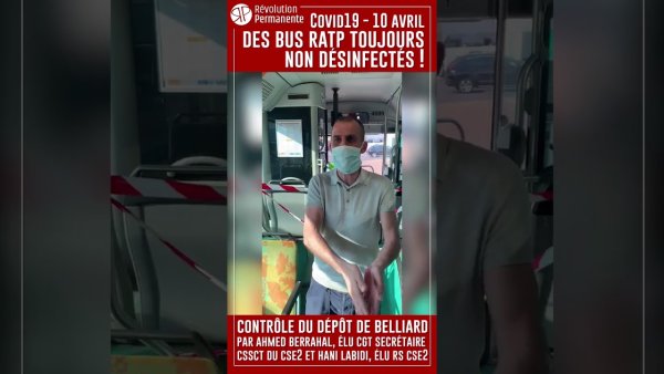 Scandale à la RATP : des bus toujours non désinfectés, mais étiquetés « désinfectés »