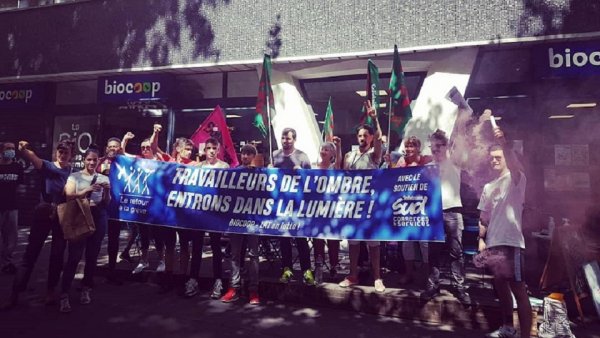 Biocoop en grève : soutenez la caisse de grève et rendez-vous le 1er août à Paris
