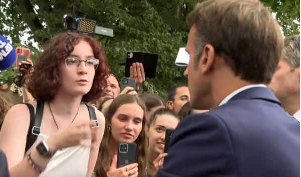 La lycéenne qui a interpellé Macron sur ses ministres accusés de viol intimidée par les gendarmes