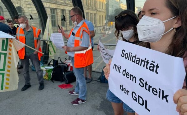 Solidarité avec la grève des conducteurs de train allemands contre l'austérité et pour l'environnement ! 