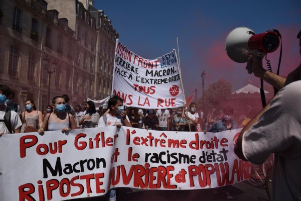 Marche des libertés à Bordeaux : "Lutter contre l'extrême-droite c'est lutter contre Macron aussi"