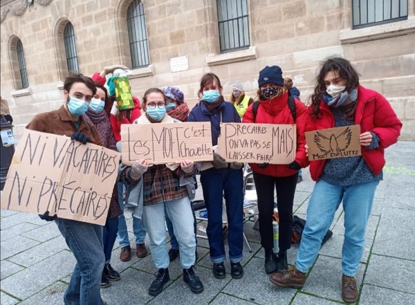 5e semaine de grève : soutenez les moniteurs étudiants de la Bibliothèque Sainte-Barbe !