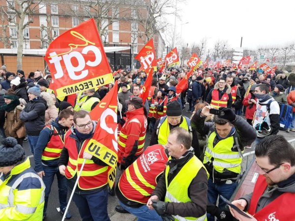 Au Havre, mobilisation en forte hausse : environ 50 000 manifestants selon la CGT