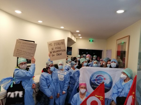 Toulouse. Grève et action coup de poing du personnel des blocs opératoires du CHU