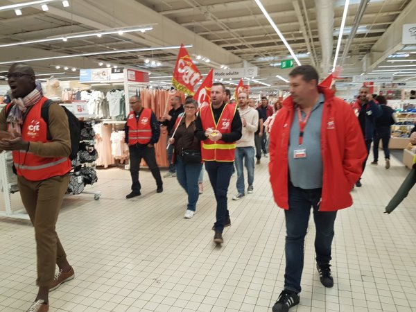 À Montpellier, Auchan maltraite ses salariés et s'acharne contre les syndicalistes