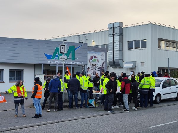 Aéronautique. Les salariés de AAA en grève pour une prime d'urgence de 1500 euros 