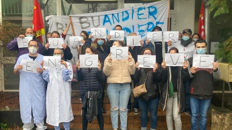 « Ils veulent nous isoler » : le CHU de Bordeaux veut expulser la CGT Blanchisserie de leur local