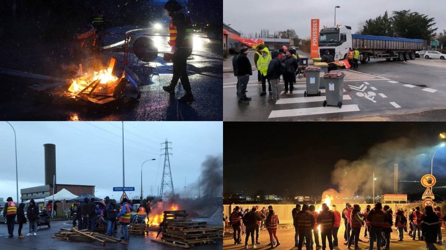 Le Havre, Niort, Nîmes, Limoges, Châlons, Poitiers : les blocages de zones industrielles se multiplient