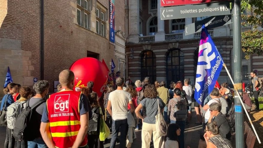 Toulouse. Les travailleurs des services publics rassemblés contre la réforme de la métropole